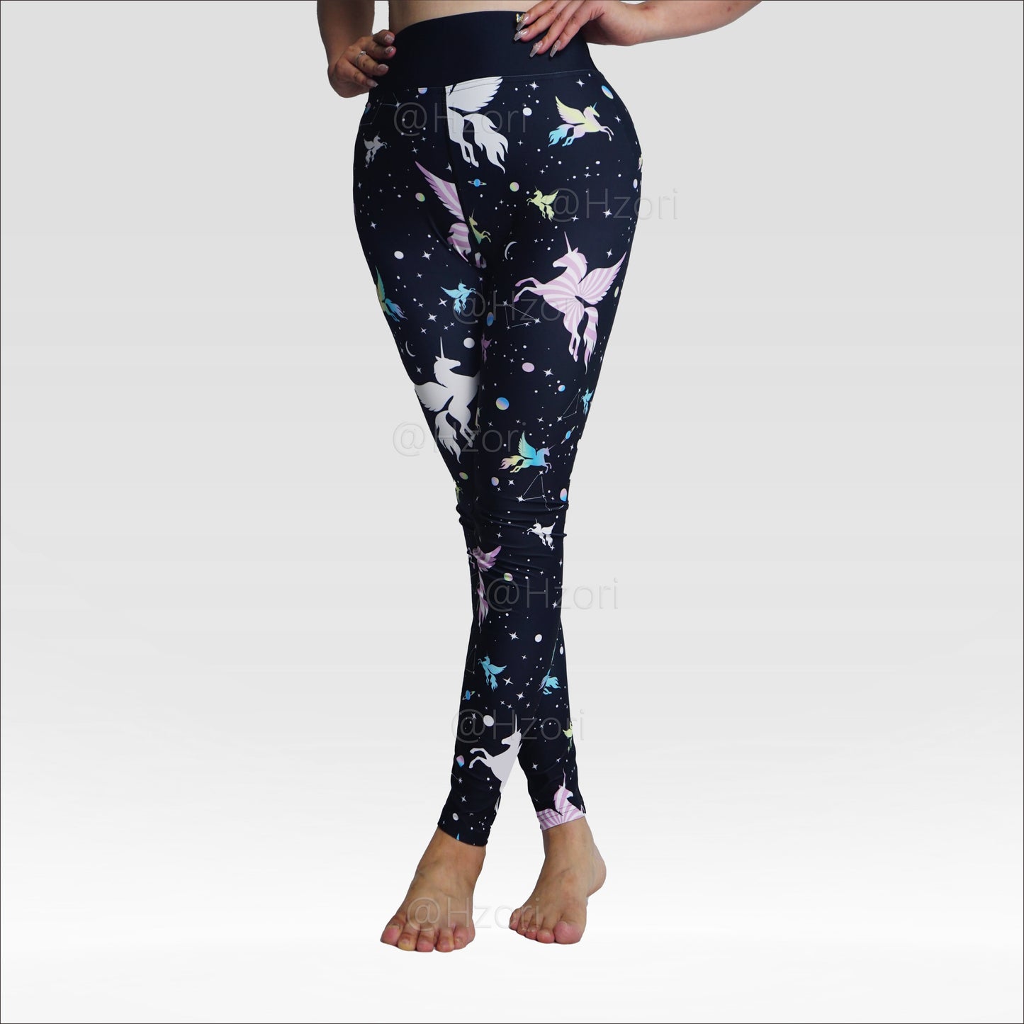 HZORI® |High Waist Printed Yoga Pants for Women, Tummy Control Running Sports Workout Yoga Leggings | Constellation Element Style