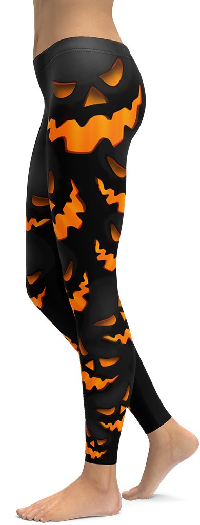 HZORI® | SPOOKY PUMPKIN HALLOWEEN LEGGINGS