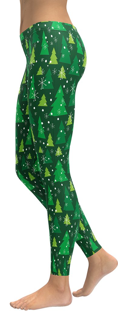 HZORI® | GREEN FOREST CHRISTMAS LEGGINGS