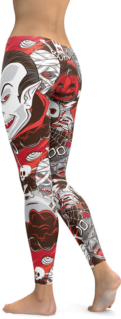 HZORI® | ALL THE HORRORS OF HALLOWEEN LEGGINGS