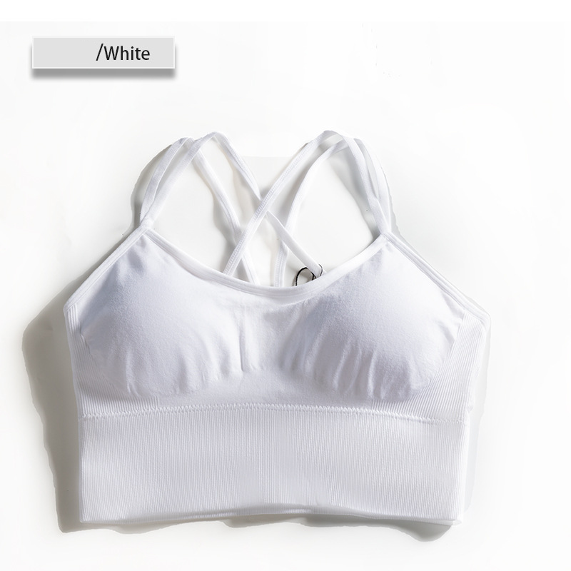 Hzori Yoga Sports Bra Women's Elastic Quick-Drying Breathable Bra Seamless Underwear