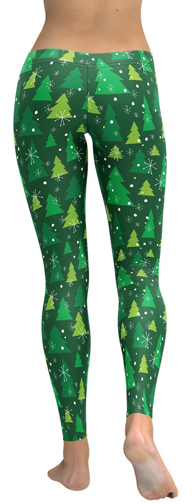 HZORI® | GREEN FOREST CHRISTMAS LEGGINGS