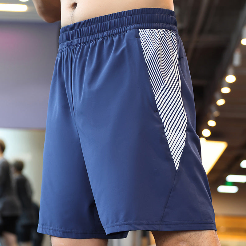 Hzori Sports Shorts Men's Polyester Fiber Loose Quick-Drying Pants Fitness Leisure Sports Shorts Men's