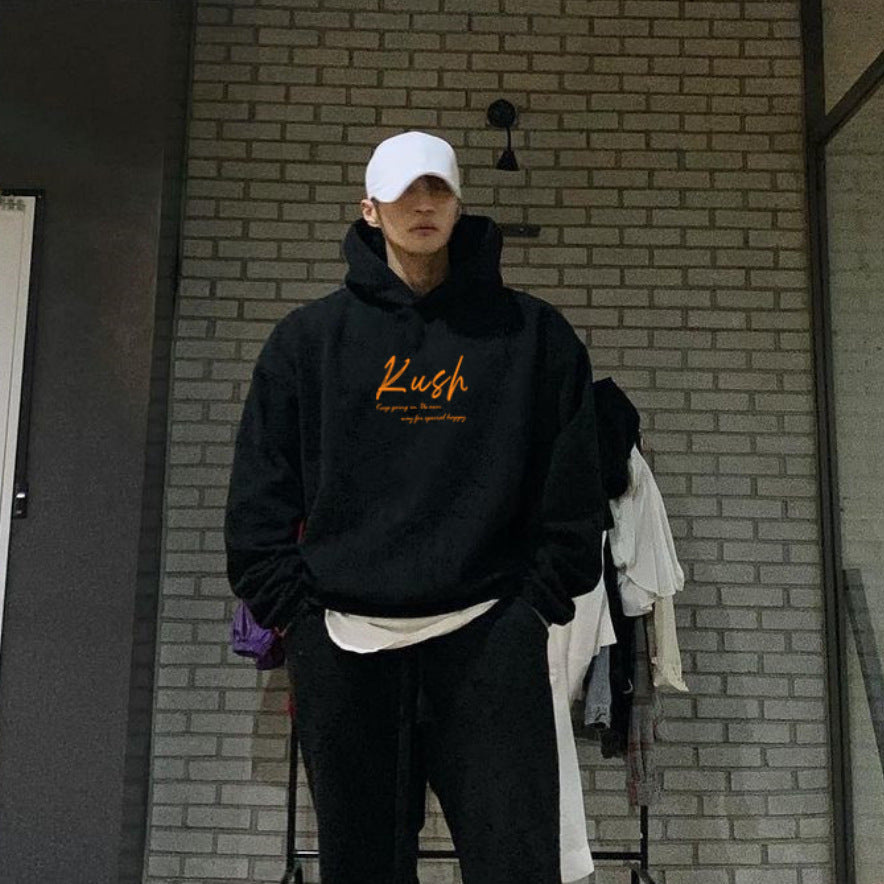 Hzori Autumn Thin Sports Hoodie Men's Workout Long Sleeve Coat Running Training Loose Casual Trendy Tops