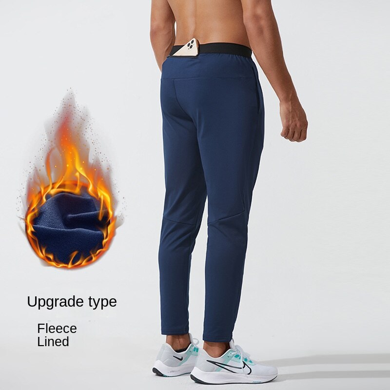 Hzori Spring New Men's Sports Pants Loose Outdoor Running Fitness Pants Oversized Knit Exercise Casual Pants