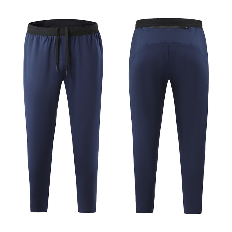 Hzori Spring New Men's Sports Pants Loose Outdoor Running Fitness Pants Oversized Knit Exercise Casual Pants