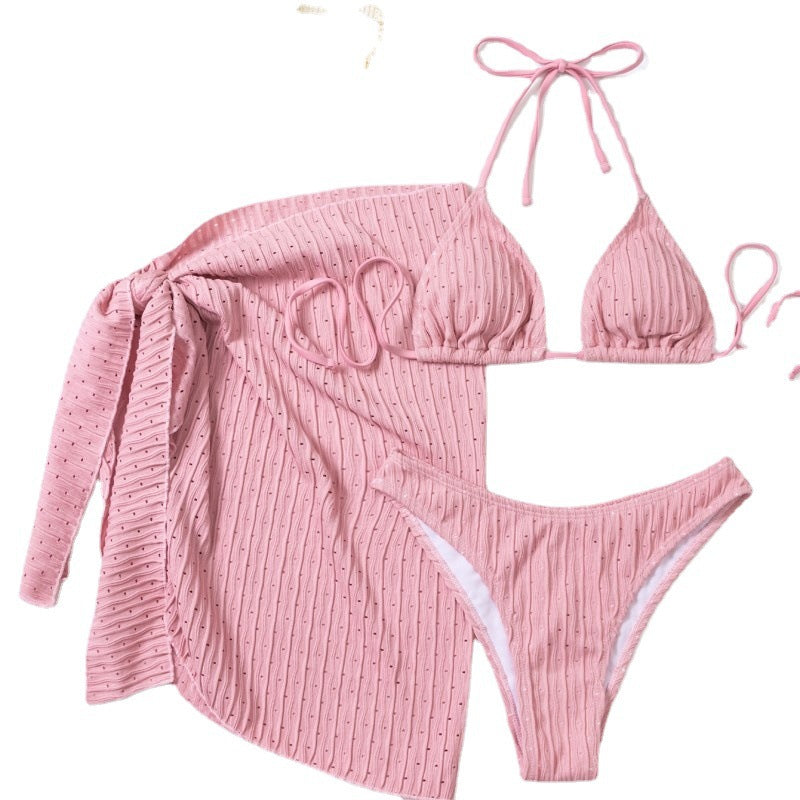 Hzori Swimsuit 2023 New Sexy Bikini Split Three Piece Swimsuit Women