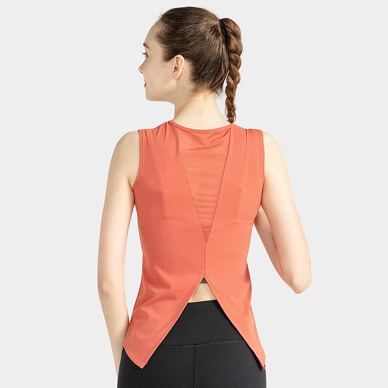HZORI® | Mesh stitching vest with chest pad