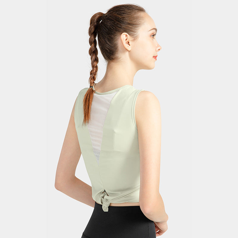 HZORI® | Mesh stitching vest with chest pad