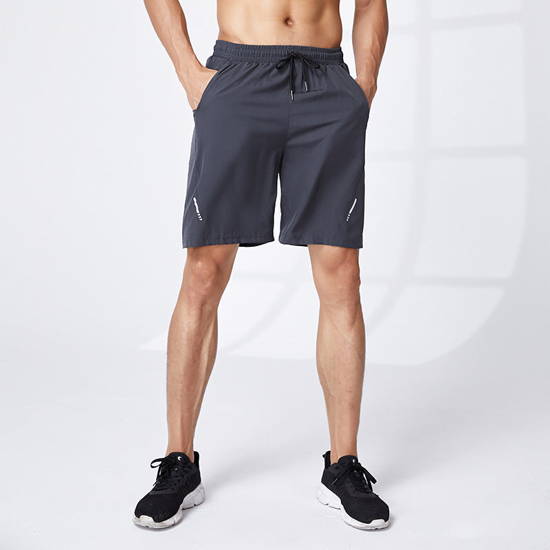 Hzori Quick-Drying Shorts for Men Lightweight Breathable Running Leisure Fifth Pants Men's Woven Wear-Resistant Sports Shorts Summer Men's