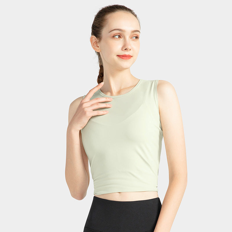 HZORI® | Mesh stitching vest with chest pad
