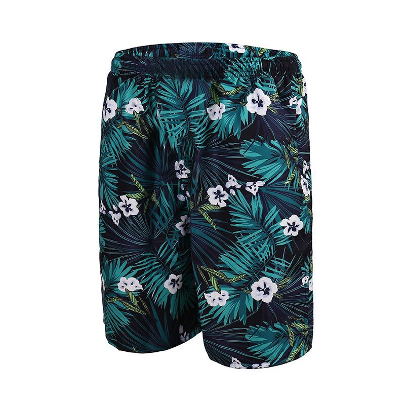 Hzori Beach Pants Men's Large Size Quick-Drying Loose Thin Men's Shorts Sports Casual Flower Pants
