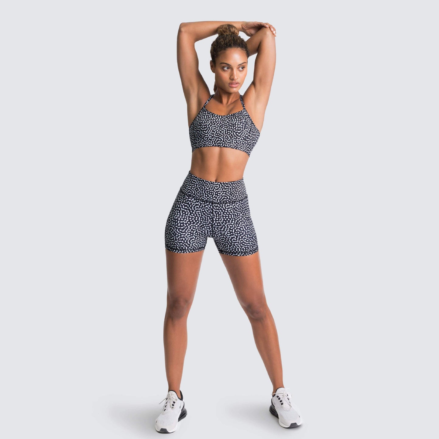 Hzori New Women's Adjustable Bra Shorts Workout Exercise Outfit