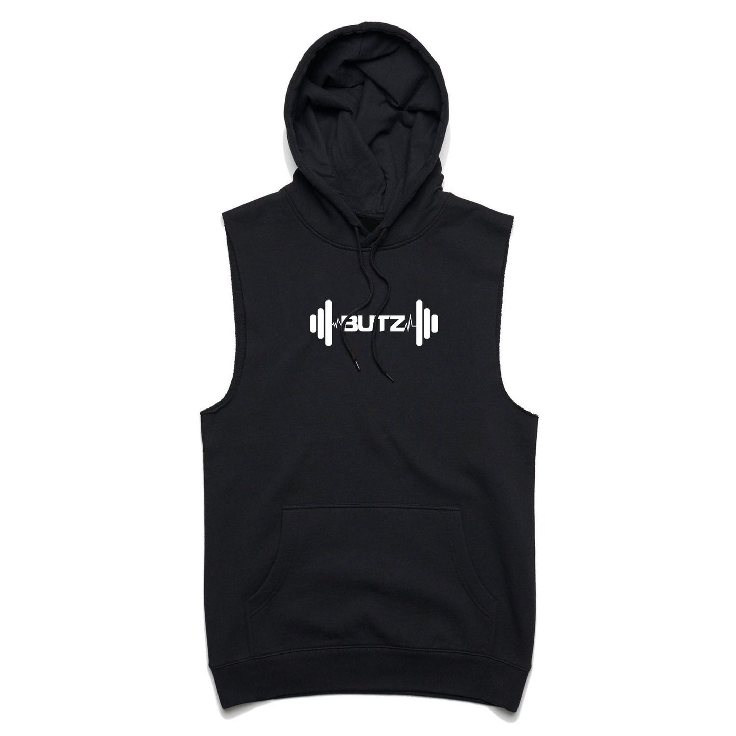 Hzori Muscle Blank Sports Hooded Vest Men's Brothers Casual Fitness Vest Running Training Clothing