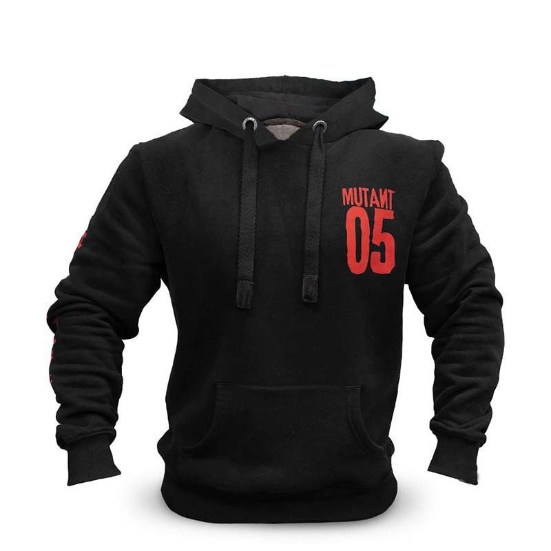 Hzori New Thickened Monster Fitness Sports Jacket Men's Winter Sports Clothing Outdoor Hooded Sweater Fleece-Lined