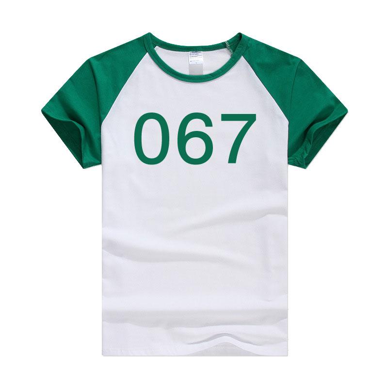 HZORI® | Tee-Shirt Squid Game Vert Joueurs