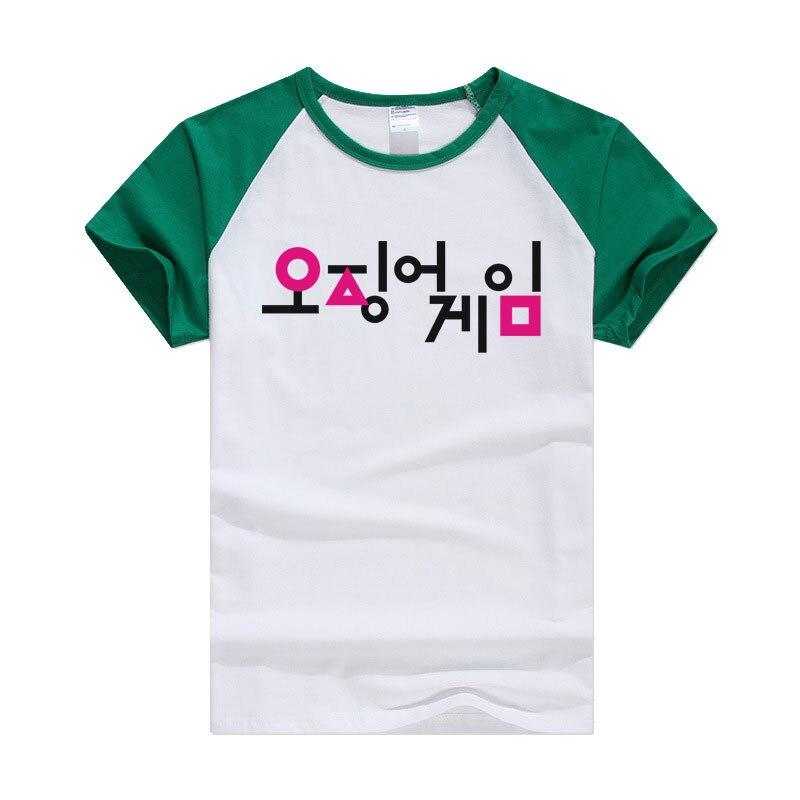 HZORI® | Tee-Shirt Squid Game Vert Joueurs