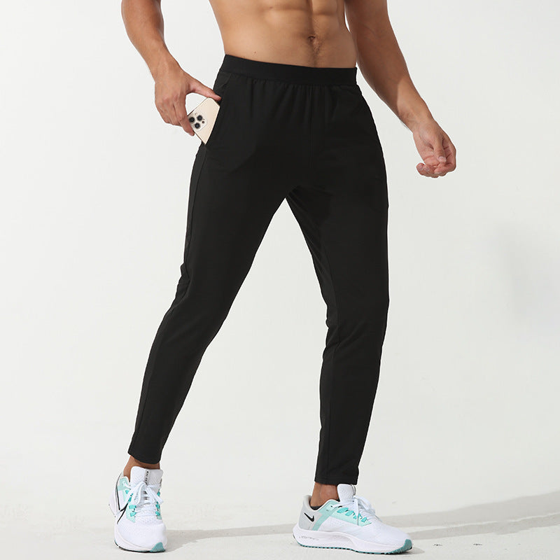 Hzori Spring New Men's Sports Pants Loose Outdoor Running Fitness Pants Oversized Knit Exercise Casual Pants