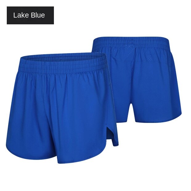 Hzori Quick-Drying Shorts Thin Marathon Running Pants Head Track and Field Training Workout Pants Fitness Shorts Men