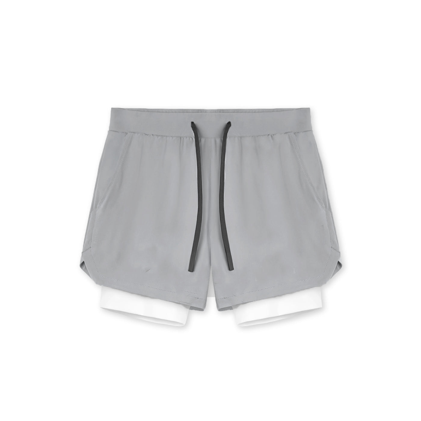 Hzori Workout Shorts Men's Nylon Running Muscle Training Elastic Quick-Drying Double-Layer Basketball Shorts Summer