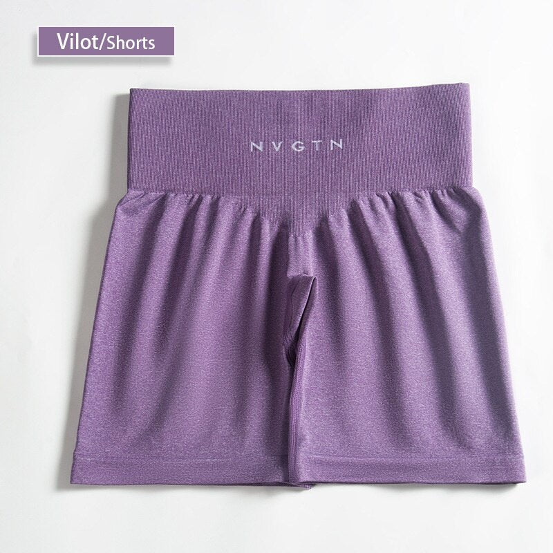 Hzori Camouflage Seamless Yoga Shorts Women's Stretch Quick-Drying Breathable Knee Length Pants Pro Shorts