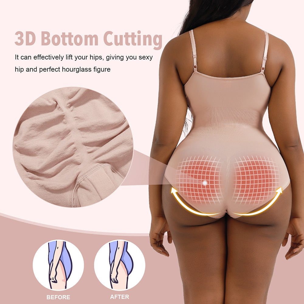 Hzori Bodybuilding Corset Corset Underwear Girdle Abdominal Pants Open Seamless One-Piece Corset