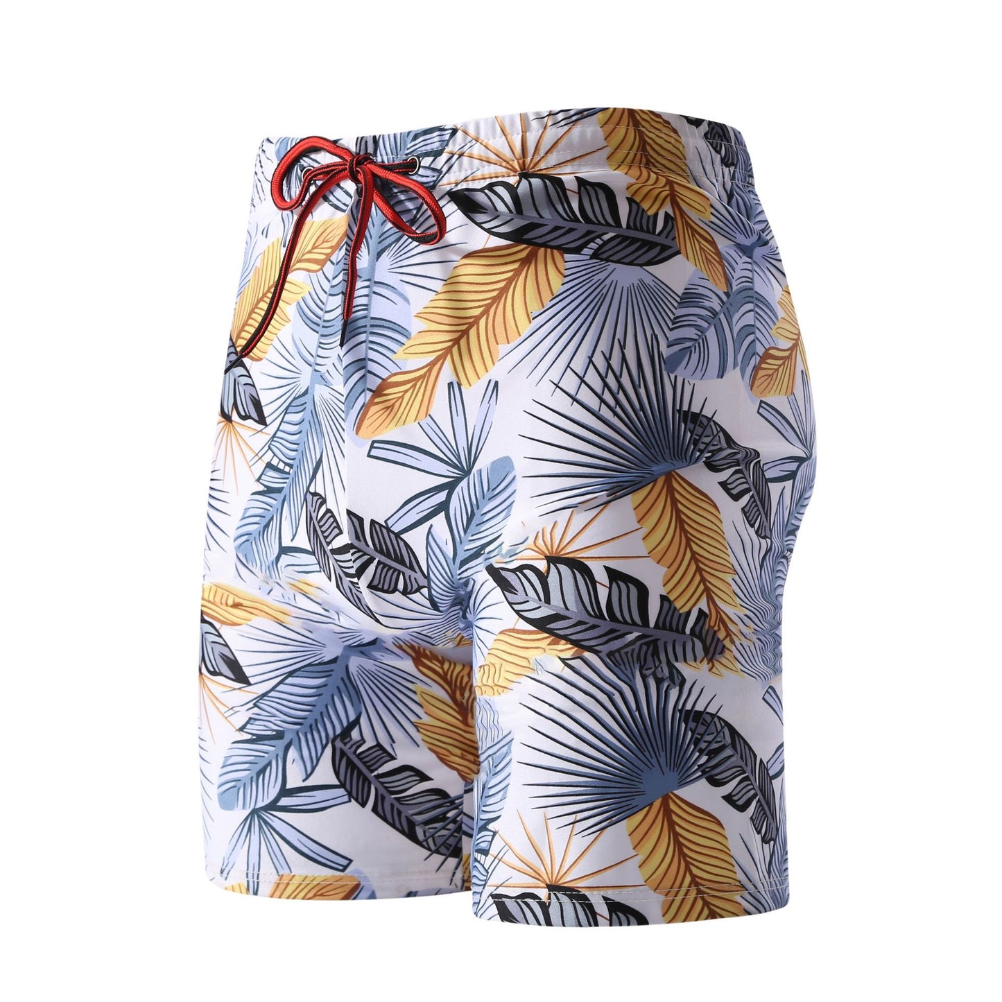 Hzori Men's Cropped Beach Pants Swimming Trunks Men's Swimming Trunks Loose