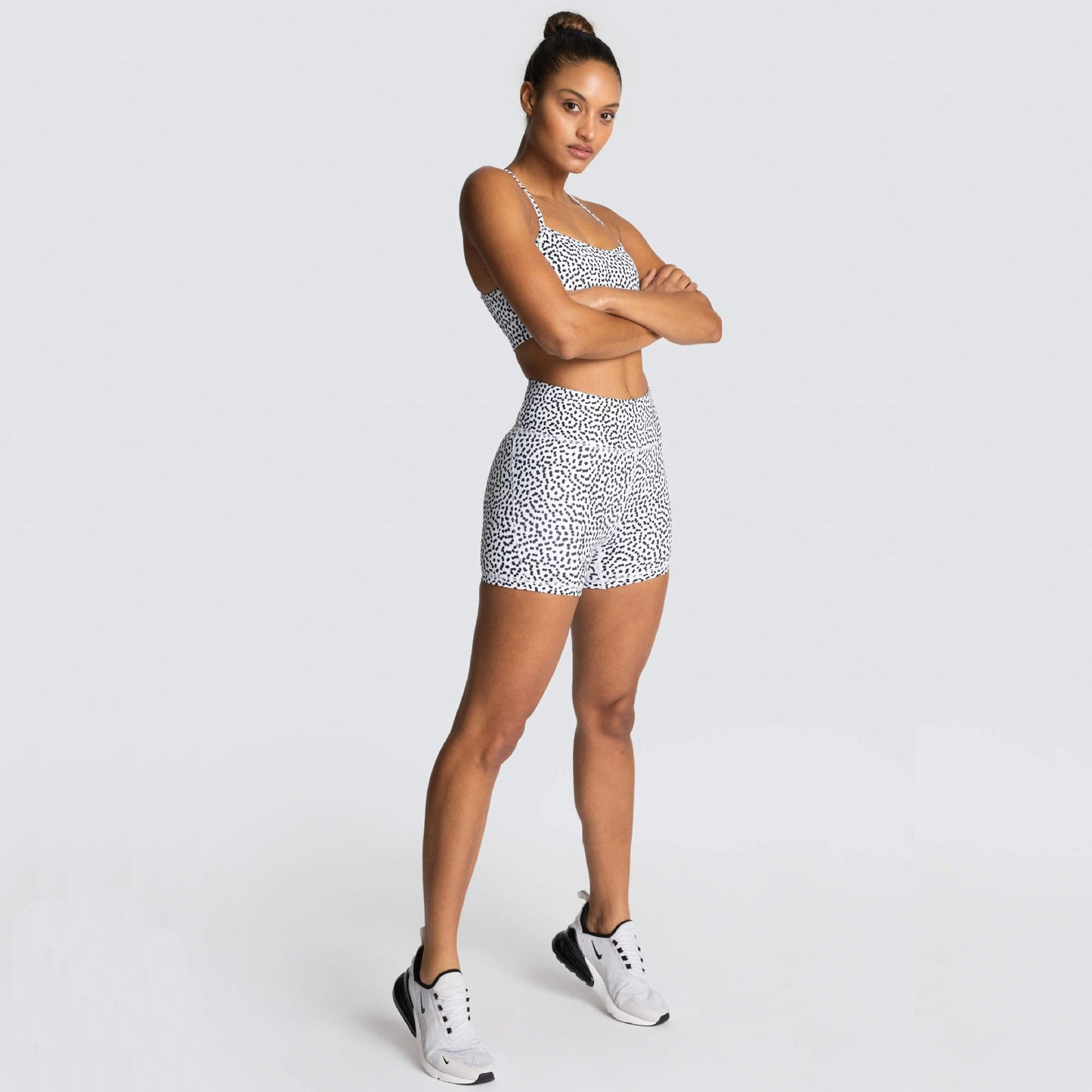 Hzori New Women's Adjustable Bra Shorts Workout Exercise Outfit