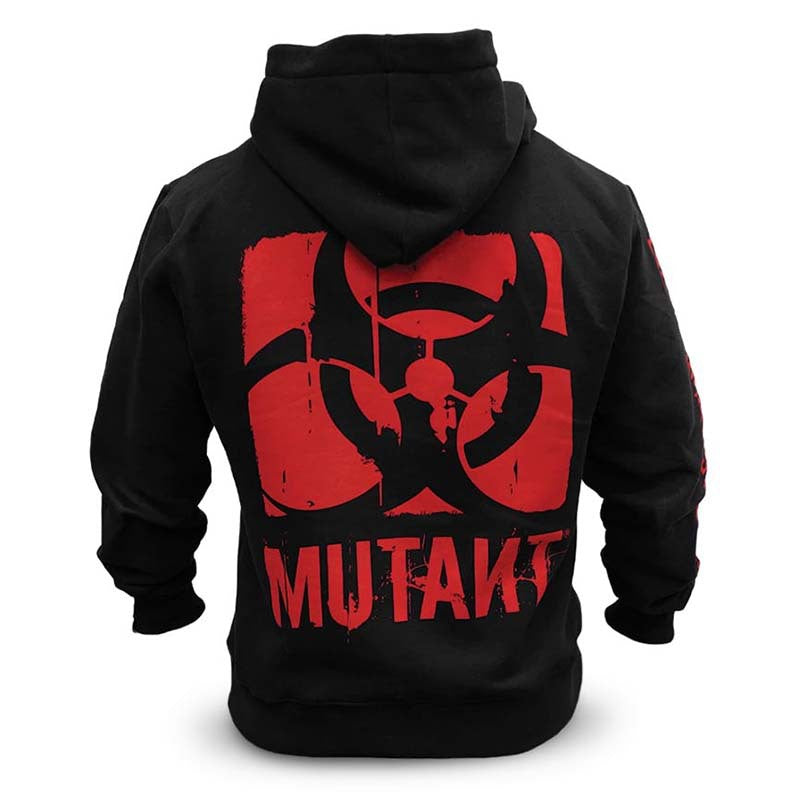 Hzori New Thickened Monster Fitness Sports Jacket Men's Winter Sports Clothing Outdoor Hooded Sweater Fleece-Lined