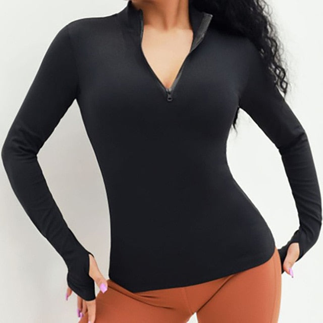 HZORI® | Long Sleeve Yoga Shirts Sport Push Up Running Full Sleeve Clothes