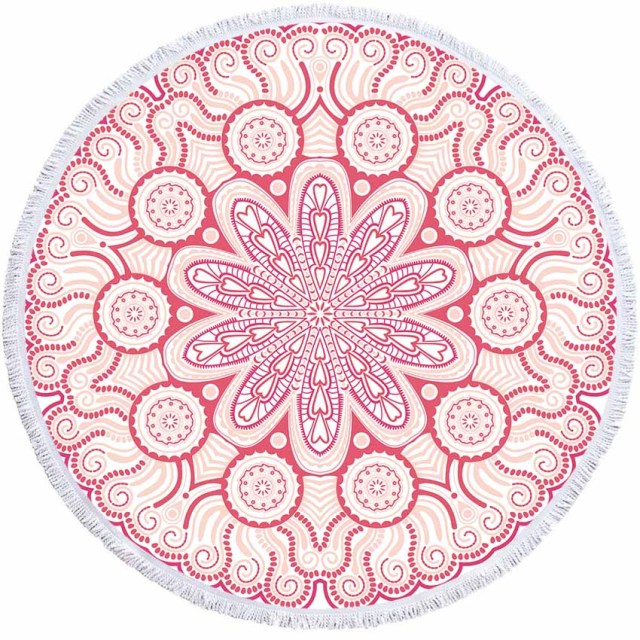 HZORI® | Mandala Geometric Round Yoga Mat