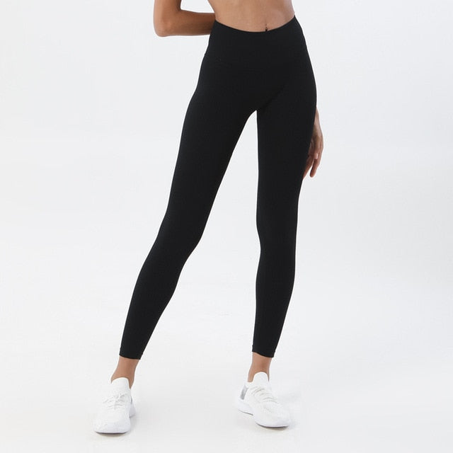 HZORI® | Women High Waist Soft Ribbed Seamless Sport Leggings