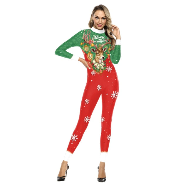 HZORI® | Christmas 3D Printed Rompers For Women
