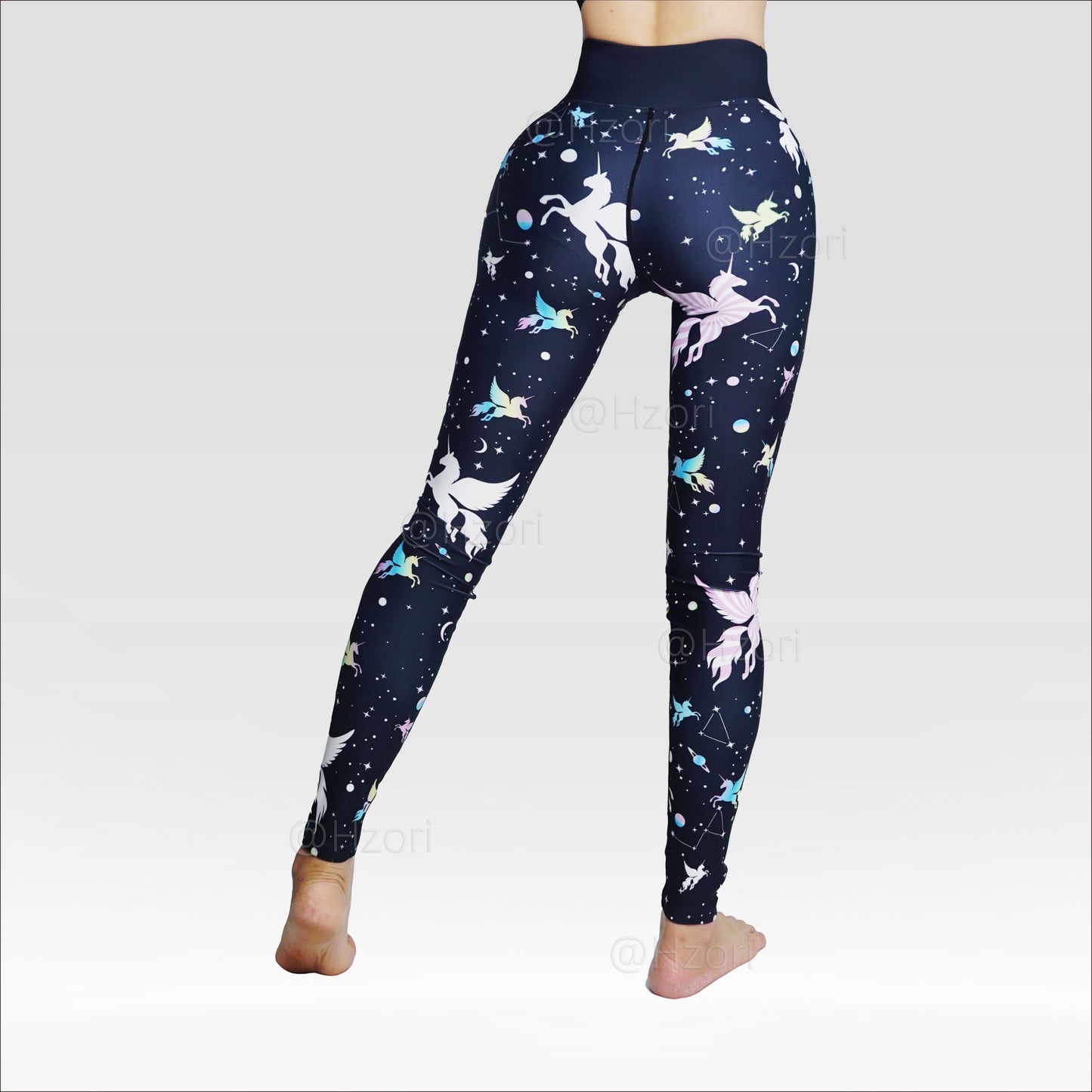HZORI® |High Waist Printed Yoga Pants for Women, Tummy Control Running Sports Workout Yoga Leggings | Constellation Element Style