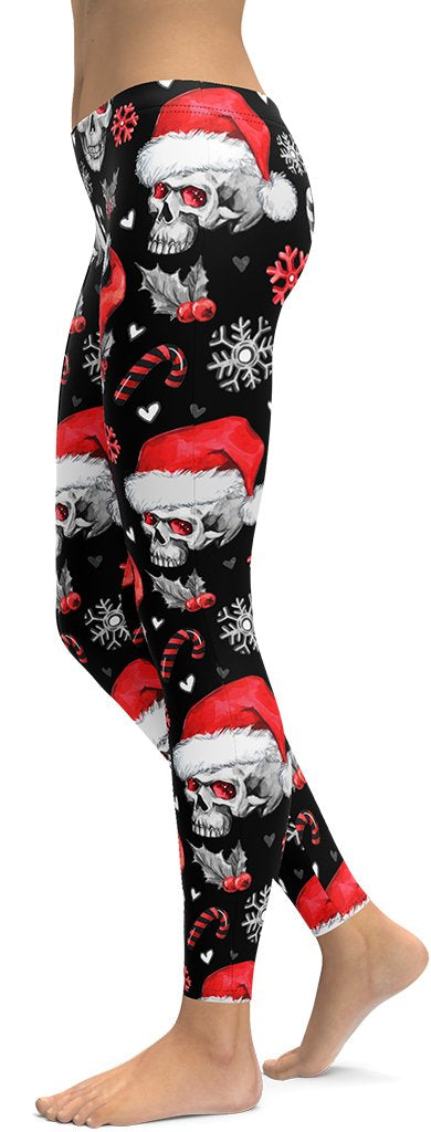 HZORI® | CHRISTMASSY SKULLS LEGGINGS