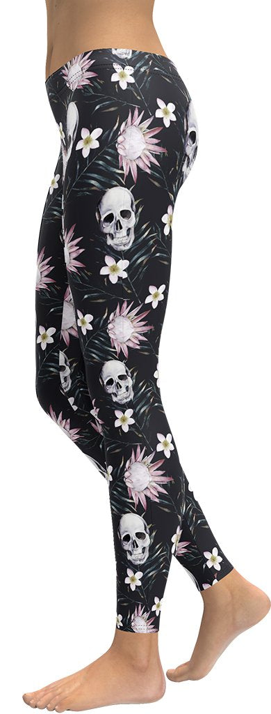 HZORI® | DELICATE SKULLS LEGGINGS