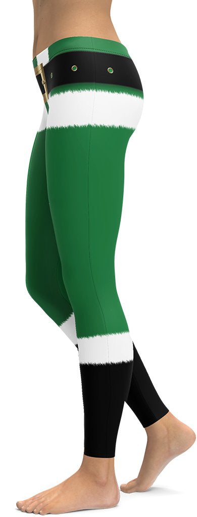 HZORI® | SANTA'S SIMPLE OUTFIT GREEN LEGGING