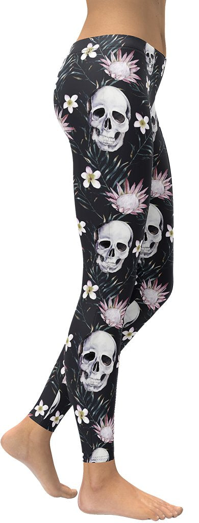 HZORI® | DELICATE SKULLS LEGGINGS