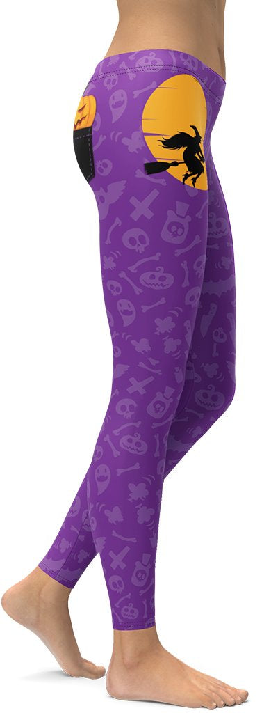 HZORI® | PUMPKIN POCKET HALLOWEEN LEGGINGS