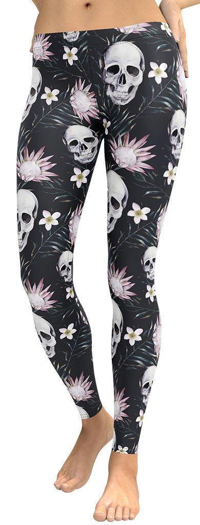 HZORI® | DELICATE SKULLS LEGGINGS