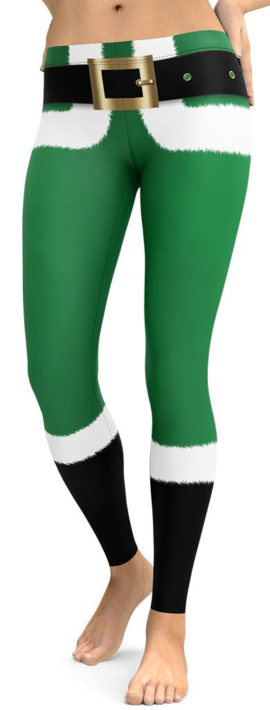 HZORI® | SANTA'S SIMPLE OUTFIT GREEN LEGGING