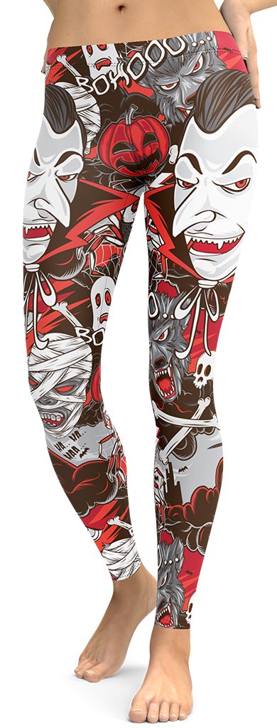 HZORI® | ALL THE HORRORS OF HALLOWEEN LEGGINGS