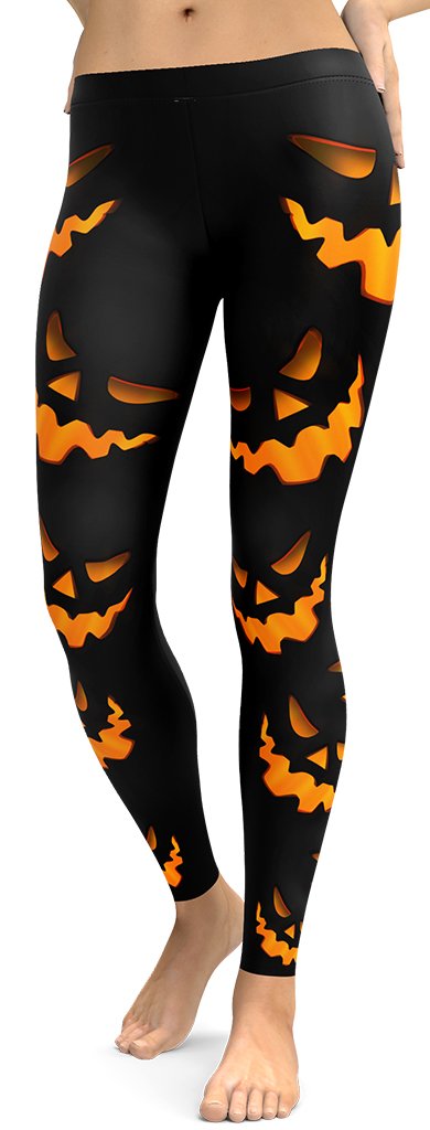 HZORI® | SPOOKY PUMPKIN HALLOWEEN LEGGINGS