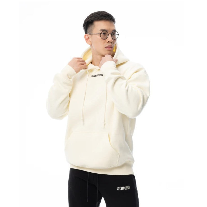 Hzori Loose Winter Thickened Pullover Sports Sweater Trendy Fashionable Man Fitness Hooded Sweatshirt Winter Loose Sweater