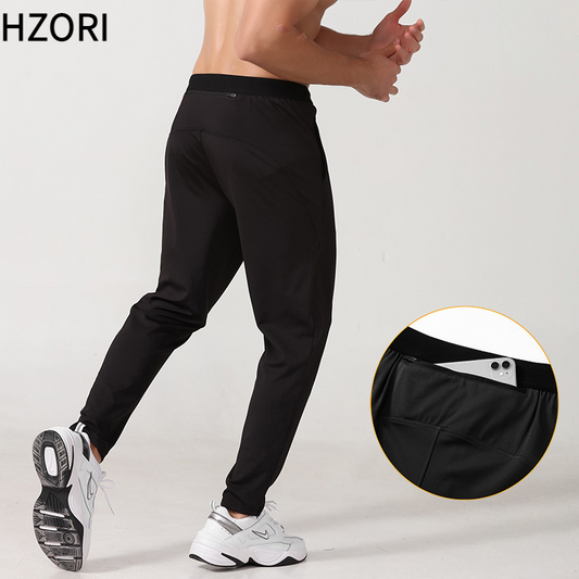 Hzori Spring New Men's Sports Pants Loose Outdoor Running Fitness Pants Oversized Knit Exercise Casual Pants