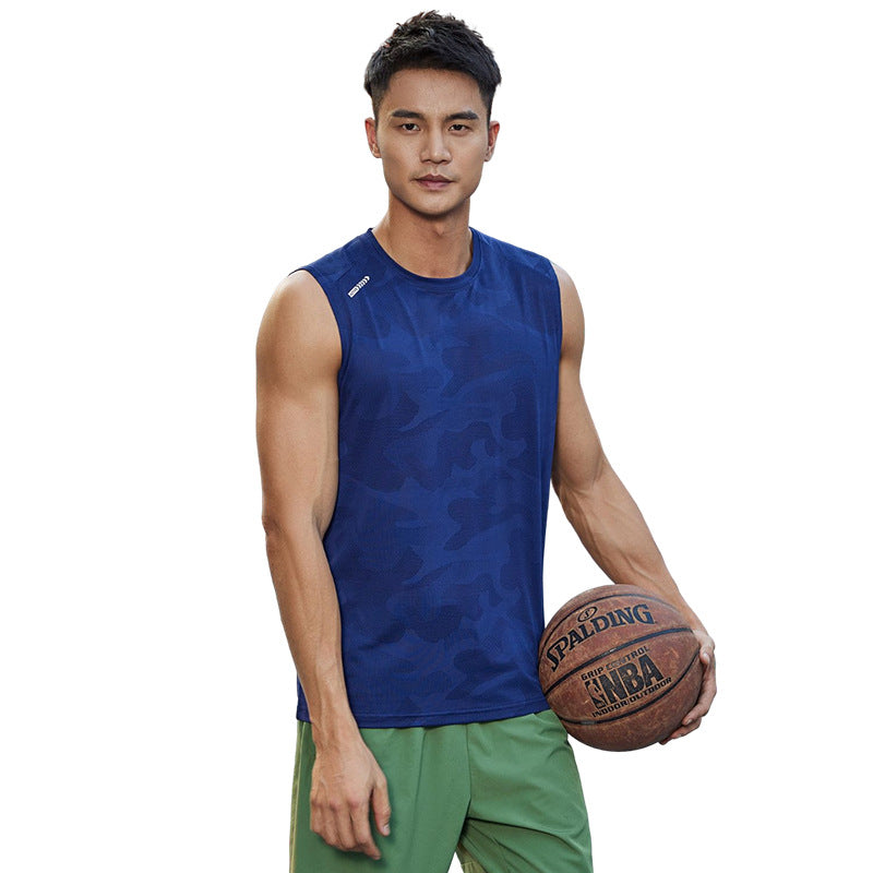 Hzori Quick-Dry Vest Men's Sports Leisure Summer Moisture Absorption Loose Training Sleeveless Waistcoat