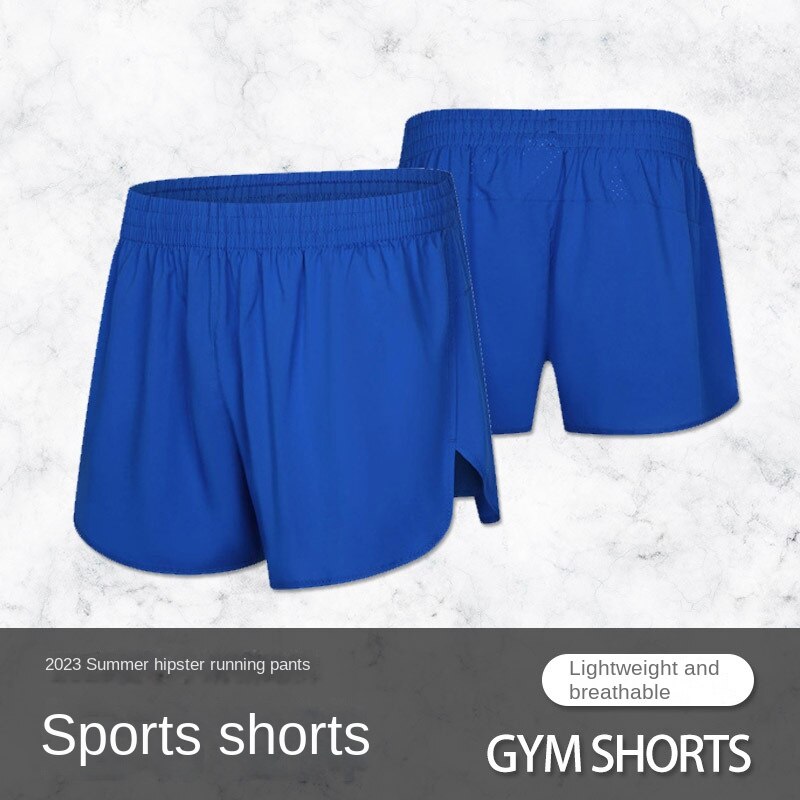 Hzori Quick-Drying Shorts Thin Marathon Running Pants Head Track and Field Training Workout Pants Fitness Shorts Men