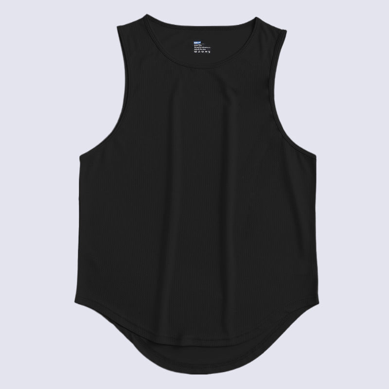 Hzori Summer Marathon Quick-Drying Sports Vest Men's Sleeveless Waistcoat Running for Basketball Training Loose Fitness Vest