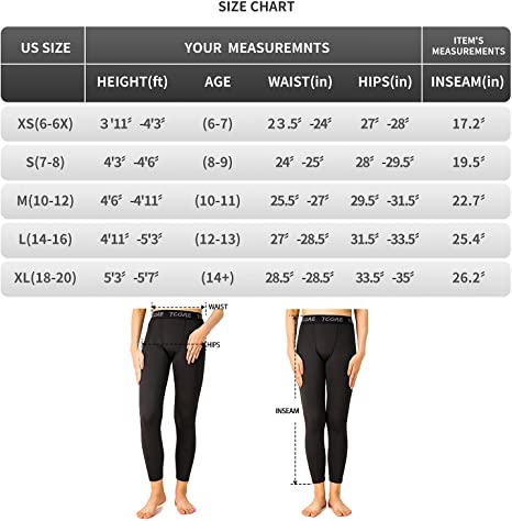 HZORI® | Boys Compression Sports Leggings