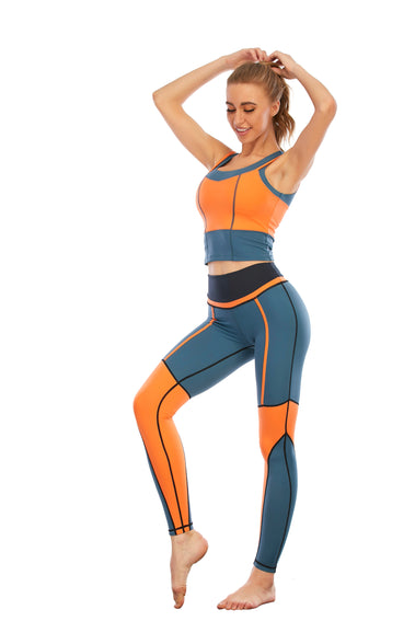 HZORI® | SPORTS YOGA SUIT WOMEN'S Colorblock printing